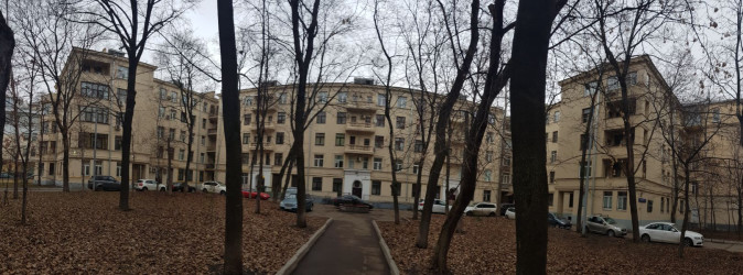 Отреставрированное здание. Вид панорама